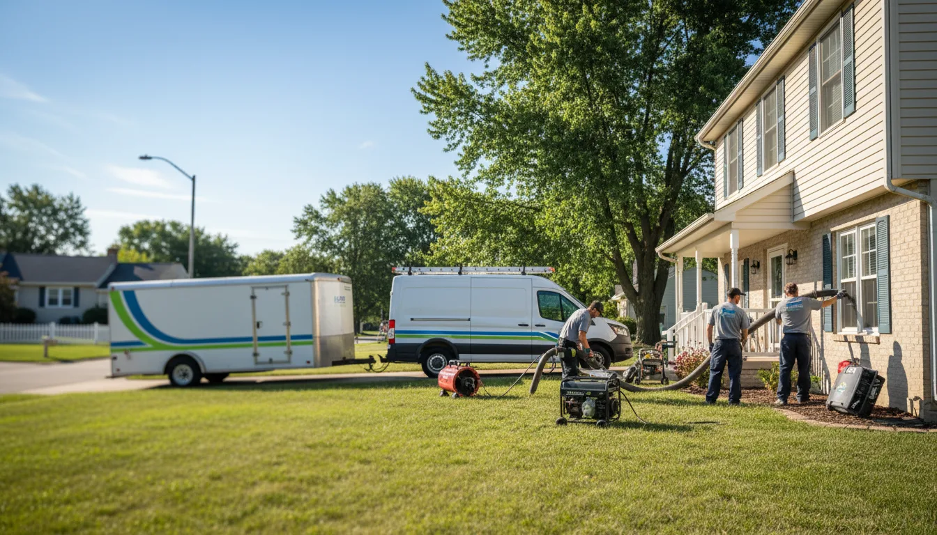 Flooded Basement Restoration And Cleanup With Repair in Denton, NE near me
